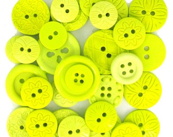 Color Me Lime Buttons, Dress it Up Buttons