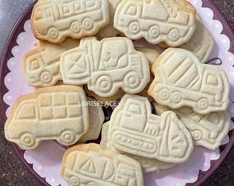 Transportation Vehicles or Tools - 24 Cookies