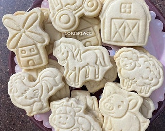 Farm IMPRINTED Cookies - 24 Cookies