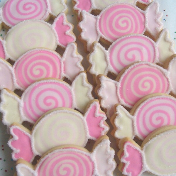 Wrapped Candy Cookie Favors - Candy Cookie Favors - Birthday Cookies - 1 dz.