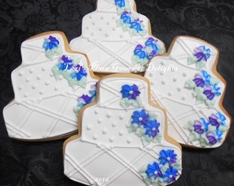 Wedding Cake Cookies - 12 Cookies