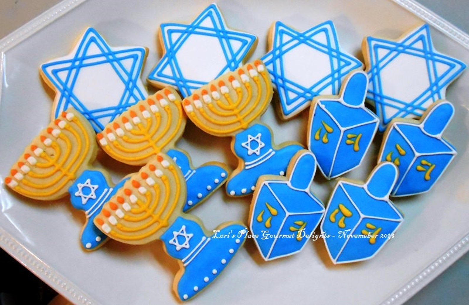 HANUKKAH COOKIE MIX Hanukkah Decorated Cookies Star of Etsy