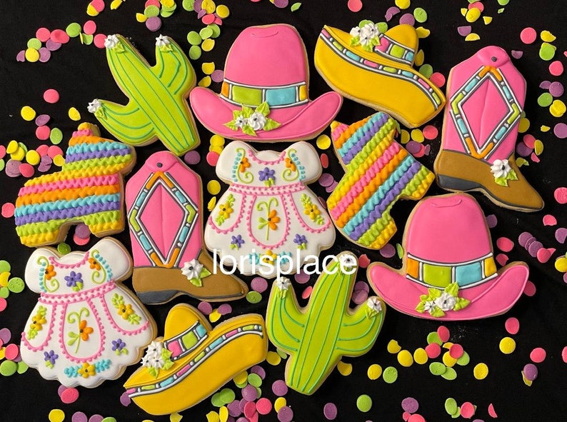 Mexican Rodeo Cooies 12 Cookies imagem 1