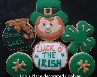 St Patricks Day Cookies - 12 Cookies