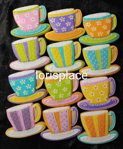 Teacup Cookies - 12 Cookies