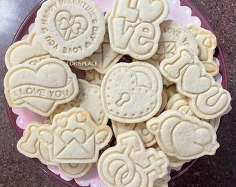 Valentines Day IMPRINT Cookies - 24 Cookies