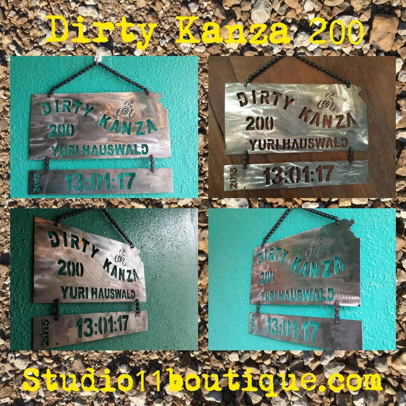 Dirty Kanza Finishers Plaque image 1