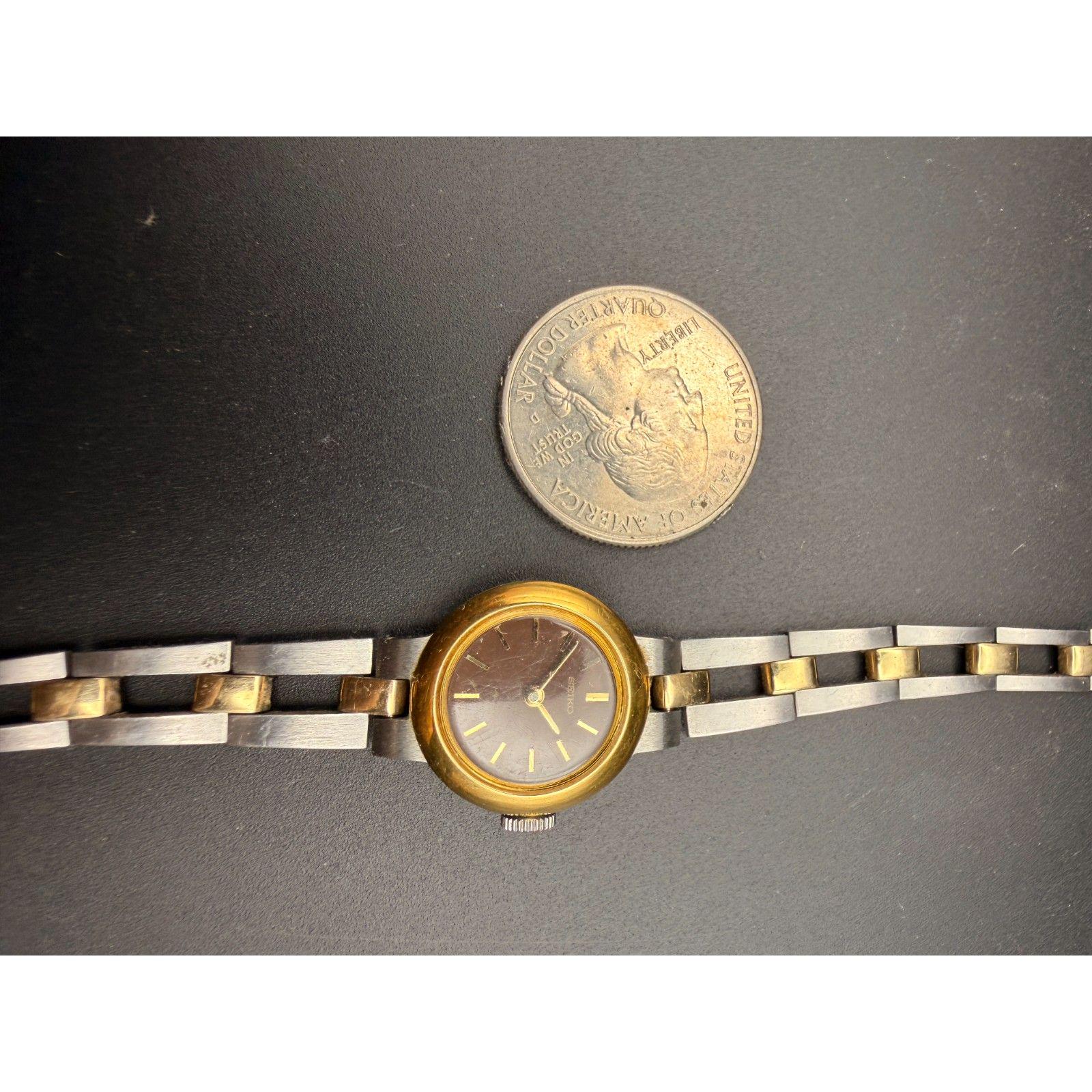 Vintage 1960s Ladies Two Tone Seiko Wrist Watch - Etsy Israel