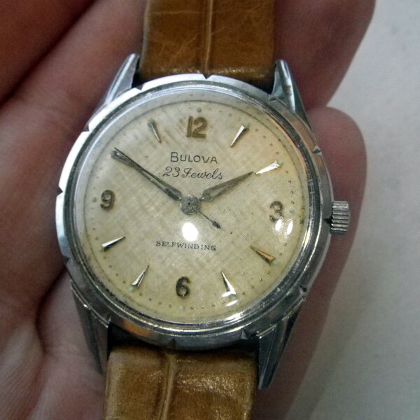 Mad Men Era - Bulova 23 Jewel - Automatic - Stainless Case.