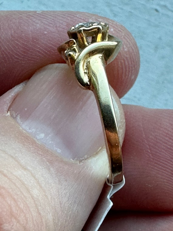 Vintage 14k solid gold ring - image 5