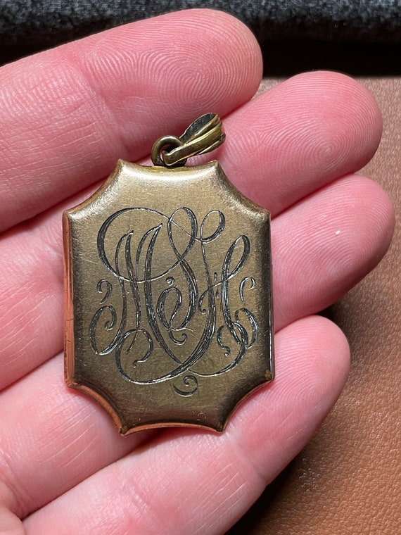 Rare gold filled Victorian locket