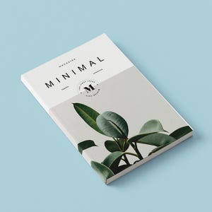 Minimal Magazine InDesign Template – Clean, Modern, and Fully Editable Layout, Perfect for Fashion, Lifestyle, Art, Editorial Publications