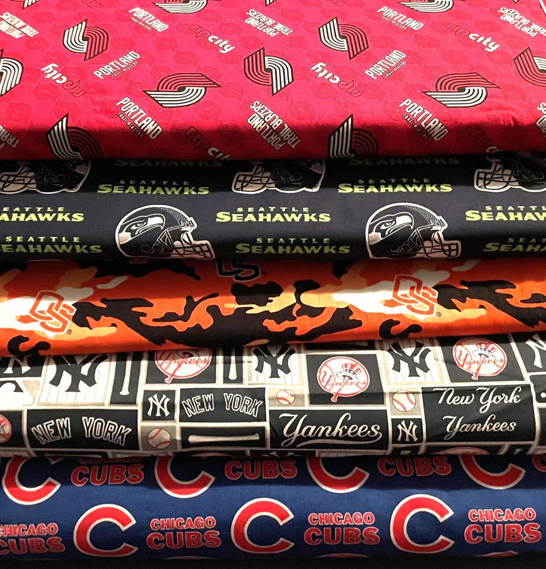 SPORTS Teams FABRICS Sold INDIVIDUALLY Not as a Group, by the Half Yard Etsy