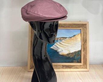 Handmade Italian Vintage Cap - Sicilian Coppola Hat in Wool - Flat Cap Made in Italy in Wool
