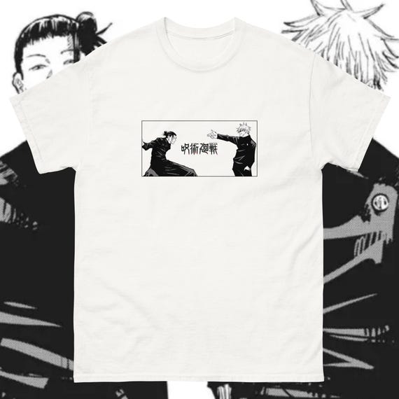 JJK Anime T-Shirt Gojo Satoru/Geto Suguru T-shirt Anime Manches