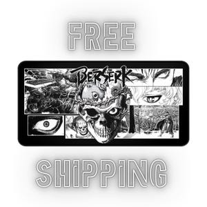 Berserk Desk Mat | Anime Mousepad for Gaming and Work