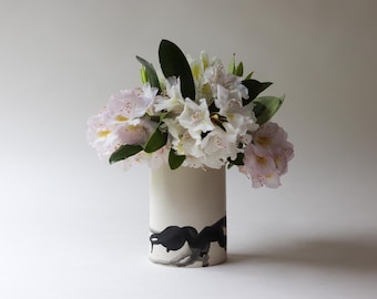 Splatter Oval Vase - Summer Sweet