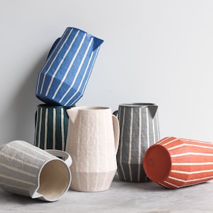 Pinstripe Pitcher - Ready to Ship