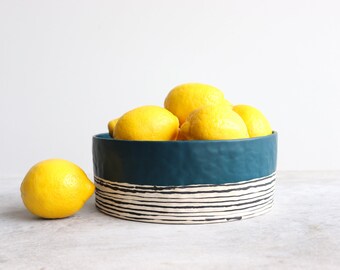 Pinched Serving Bowl