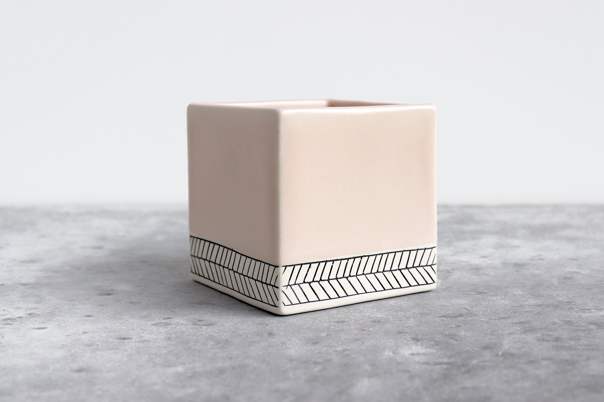 Fischgrät Platz Pflanzer Sommer süß | Etsy