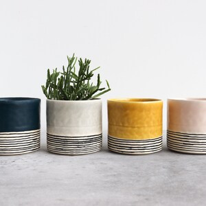 Pinched Planter with Stripes Daybreak Ready to Ship image 4