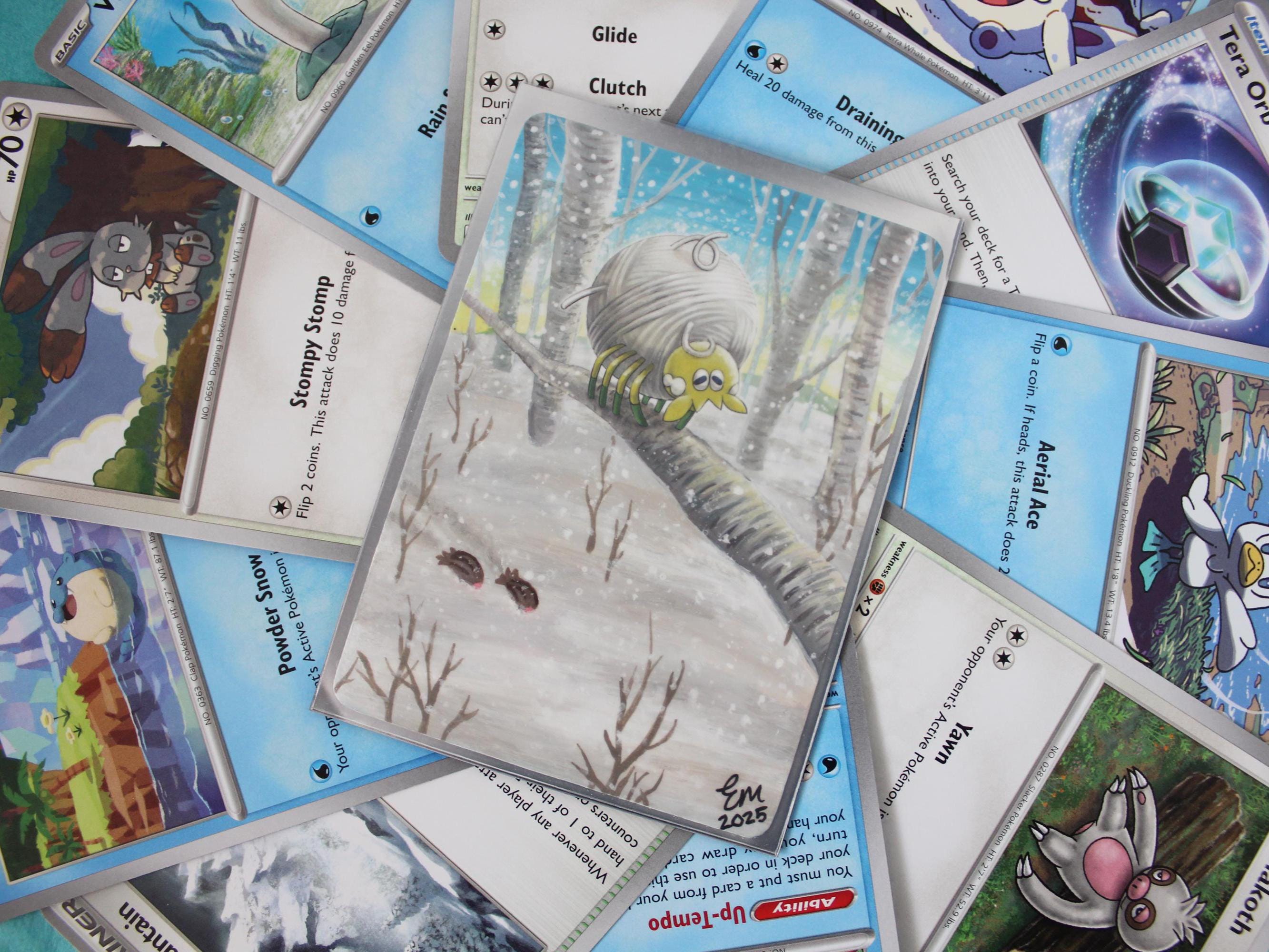 Tarountula Custom 1/1 Full Art Altered Pokemon Card - Etsy Tarountula Custom 1/1 Full Art Altered Pokemon Card - Etsy