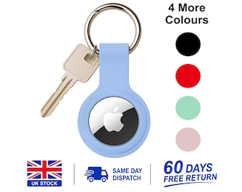 AirTag Case for Apple Air Tag Cover, Silicone Keyring holder Pet Air Tag UK