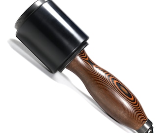 SILMEN Heavy Round Head Poly Leathercraft Mauls with G10 Handles for Leather Projects