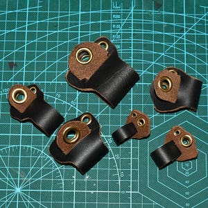 Customized Leather Aylmeri Anklets with Solid Brass Eyelets Falconry Equipment