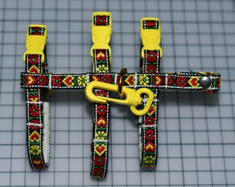Arnés para mascotas pequeñas estilo bohemio SILMEN para hurones, conejos, cobayas, etc.
