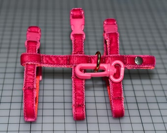 Velvet Harness for Ferrets, Rabbits, Guinea pigs, small pets