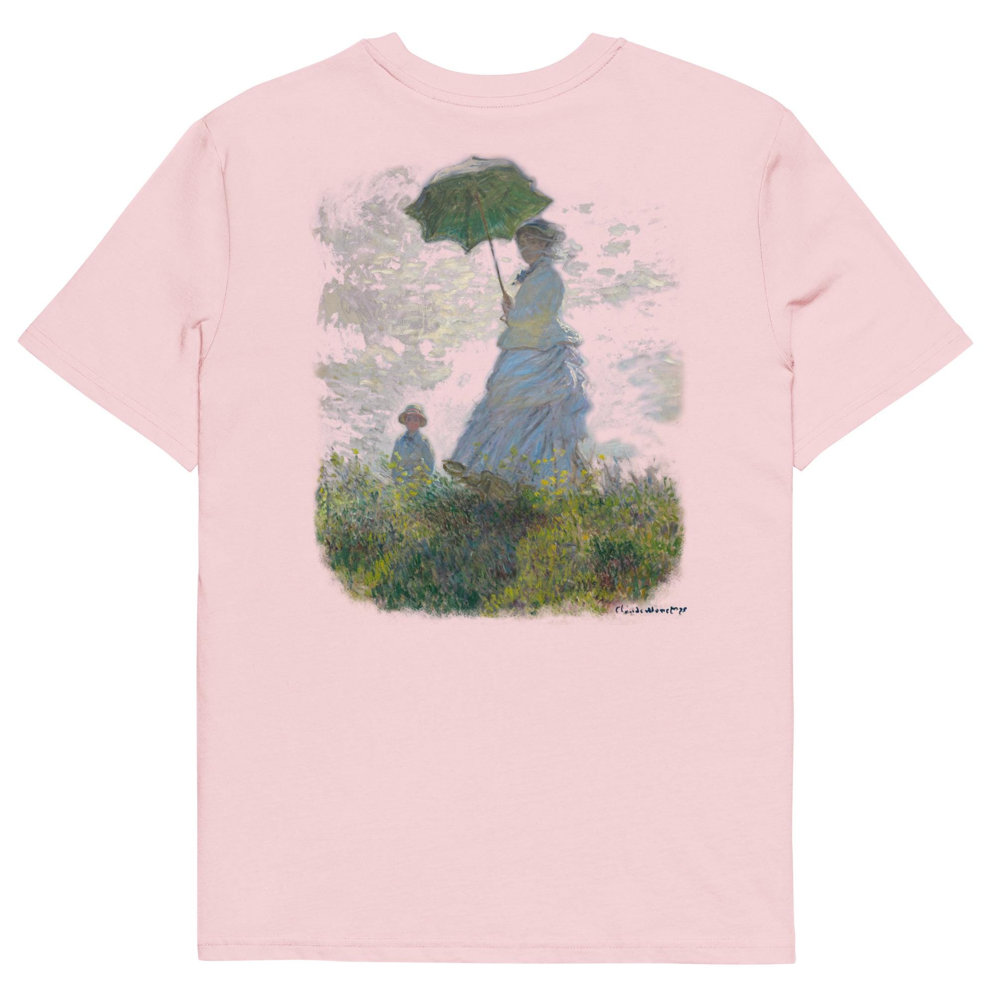 モネ ヴィンテージアートTシャツ / イラスト 日傘をさす女性 モネ 
