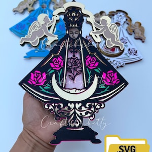 Virgen de San Juan de Los Lagos SVG / Católica SVG / Virgen María Cortar Archivo / Cricut svg / Resucitado I Nuestra Señora de San Juan de Los Lagos SVG