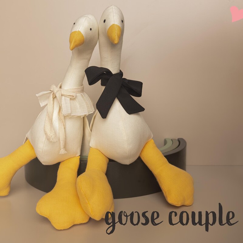 White Goose Stuffed Animal - Etsy