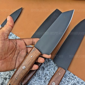 Handmade Knives Set, Kitchen Knives Set, Cutlery Knives Set, Personalized Knives Set, Engraved Knives, Gifting Knives Set, Customized Knives, Gift For Him, Men's Gifts, Christmas Gift, Thanksgiving Gifts, Wedding Gifts, Groomsmen Gift,Kitchen Dinning