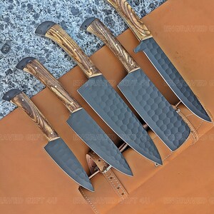 Handmade Knives Set, Kitchen Knives Set, Cutlery Knives Set, Personalized Knives Set, Engraved Knives, Gifting Knives Set, Customized Knives, Gift For Him, Men's Gifts, Christmas Gift, Thanksgiving Gifts, Wedding Gifts, Groomsmen Gift,Kitchen Dinning