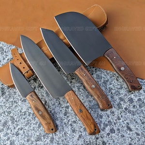 Handmade Knives Set, Kitchen Knives Set, Cutlery Knives Set, Personalized Knives Set, Engraved Knives, Gifting Knives Set, Customized Knives, Gift For Him, Men's Gifts, Christmas Gift, Thanksgiving Gifts, Wedding Gifts, Groomsmen Gift,Kitchen Dinning