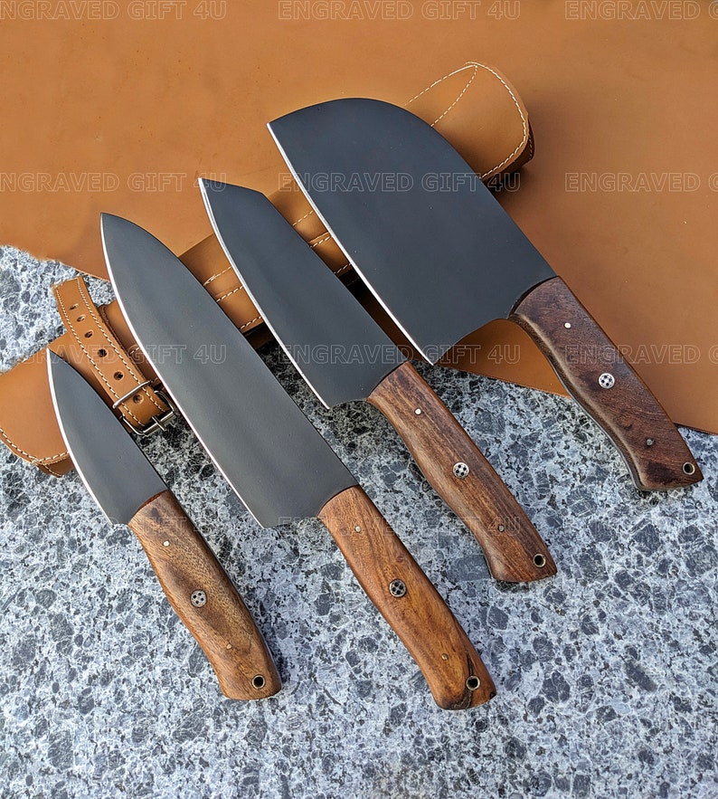 Handmade Knives Set, Kitchen Knives Set, Cutlery Knives Set, Personalized Knives Set, Engraved Knives, Gifting Knives Set, Customized Knives, Gift For Him, Men's Gifts, Christmas Gift, Thanksgiving Gifts, Wedding Gifts, Groomsmen Gift,Kitchen Dinning