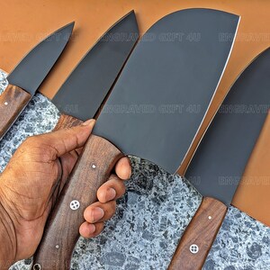 Handmade Knives Set, Kitchen Knives Set, Cutlery Knives Set, Personalized Knives Set, Engraved Knives, Gifting Knives Set, Customized Knives, Gift For Him, Men's Gifts, Christmas Gift, Thanksgiving Gifts, Wedding Gifts, Groomsmen Gift,Kitchen Dinning