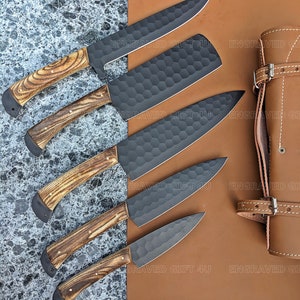 Handmade Knives Set, Kitchen Knives Set, Cutlery Knives Set, Personalized Knives Set, Engraved Knives, Gifting Knives Set, Customized Knives, Gift For Him, Men's Gifts, Christmas Gift, Thanksgiving Gifts, Wedding Gifts, Groomsmen Gift,Kitchen Dinning