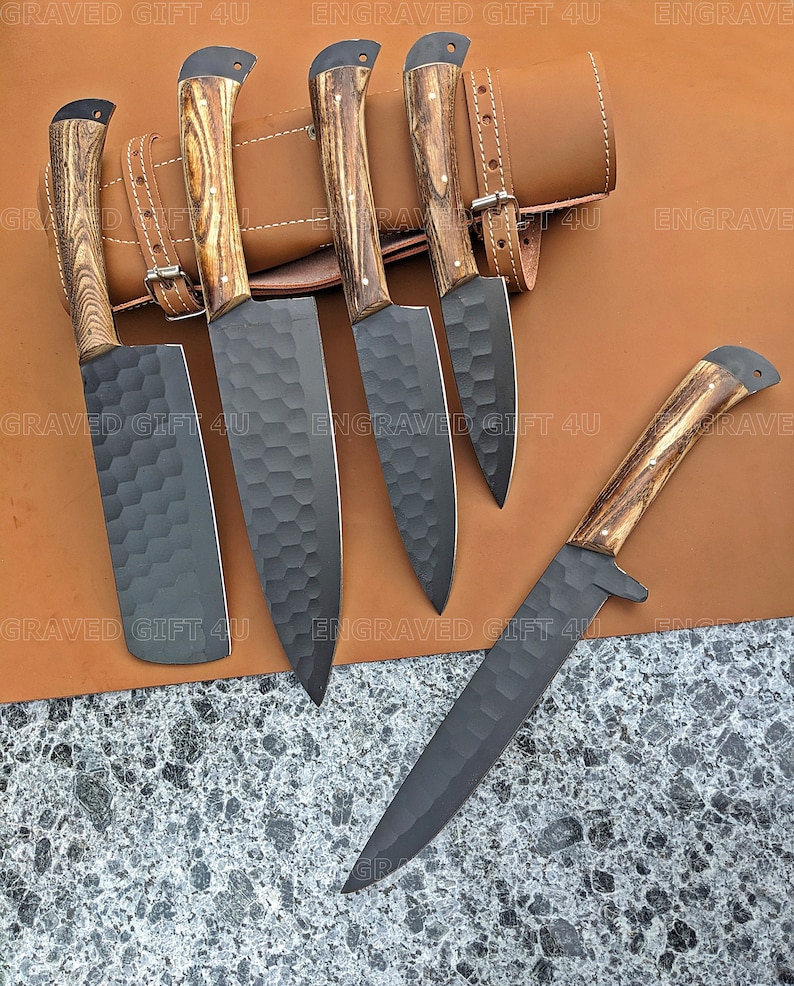 Handmade Knives Set, Kitchen Knives Set, Cutlery Knives Set, Personalized Knives Set, Engraved Knives, Gifting Knives Set, Customized Knives, Gift For Him, Men's Gifts, Christmas Gift, Thanksgiving Gifts, Wedding Gifts, Groomsmen Gift,Kitchen Dinning