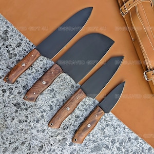 Handmade Knives Set, Kitchen Knives Set, Cutlery Knives Set, Personalized Knives Set, Engraved Knives, Gifting Knives Set, Customized Knives, Gift For Him, Men's Gifts, Christmas Gift, Thanksgiving Gifts, Wedding Gifts, Groomsmen Gift,Kitchen Dinning