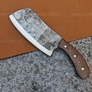 Hand Forged Damascus Steel Chef Cleaver Knife Best BBQ Cleaver Custom Gift For Him Gifts For Her Wedding gifts Thanksgiving Gifts