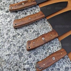 Handmade Knives Set, Kitchen Knives Set, Cutlery Knives Set, Personalized Knives Set, Engraved Knives, Gifting Knives Set, Customized Knives, Gift For Him, Men's Gifts, Christmas Gift, Thanksgiving Gifts, Wedding Gifts, Groomsmen Gift,Kitchen Dinning
