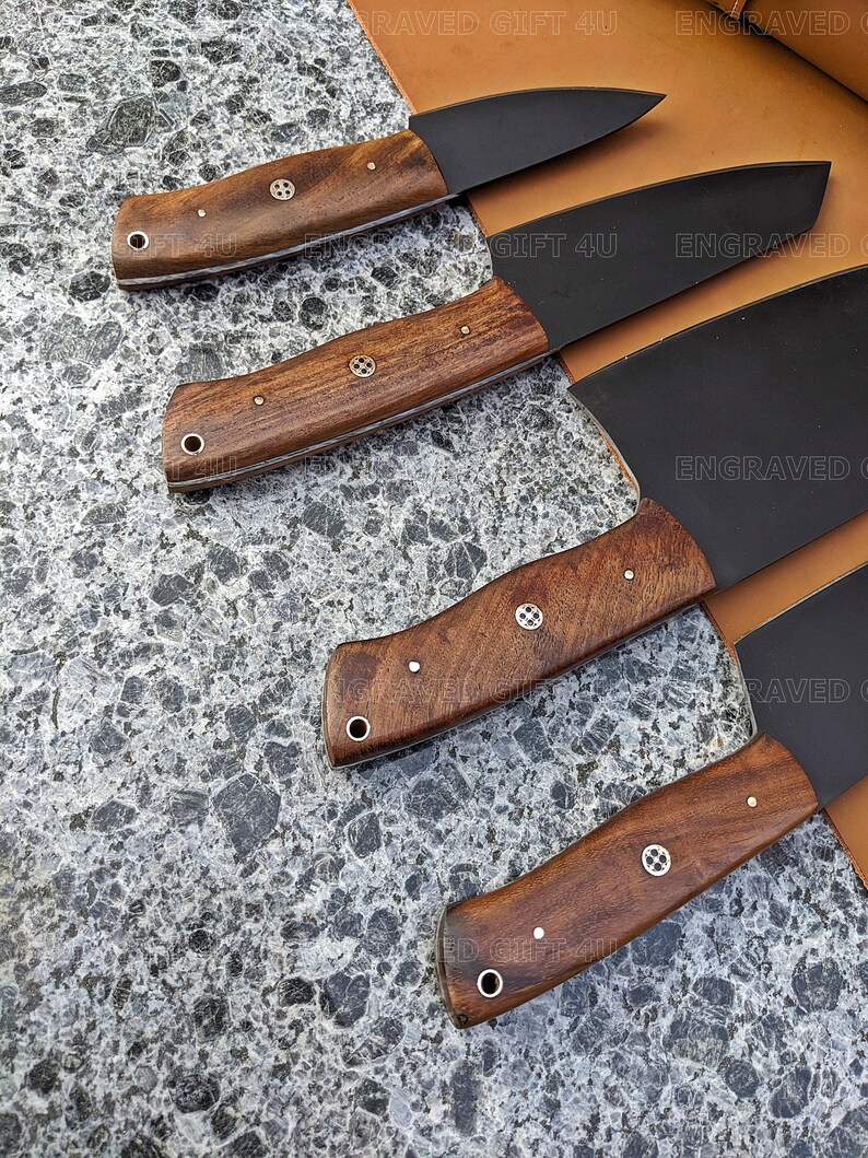 Handmade Knives Set, Kitchen Knives Set, Cutlery Knives Set, Personalized Knives Set, Engraved Knives, Gifting Knives Set, Customized Knives, Gift For Him, Men's Gifts, Christmas Gift, Thanksgiving Gifts, Wedding Gifts, Groomsmen Gift,Kitchen Dinning