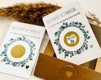 Set of 2 Scratch Cards - Surprise Baby Gender Announcement | Girl or Boy?