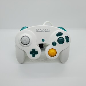 Aangepaste originele Japanse witte GameCube-controller voor Super Smash Bros Melee, Ultimate, Rivals of Aether, Rivals 2, retroconsoles en meer!