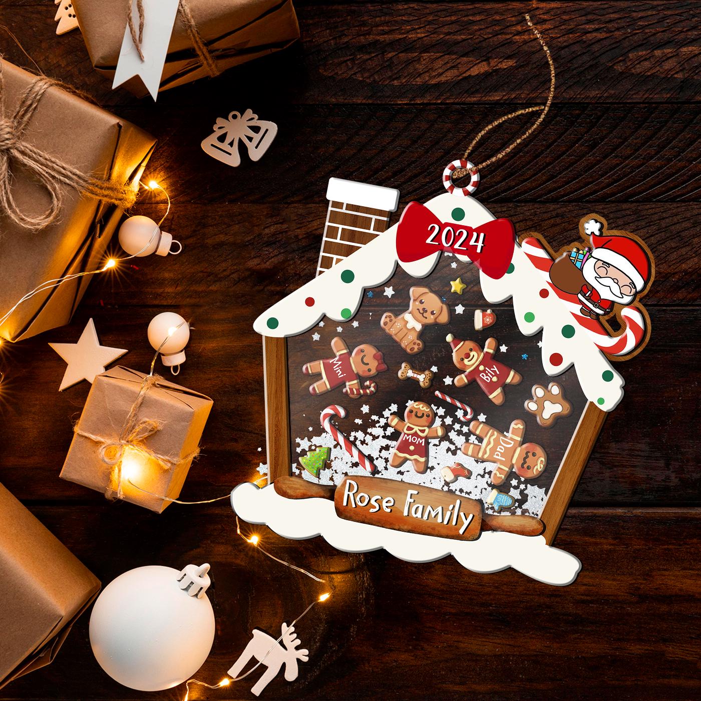 Clay Dough Gingerbread Ornament Trio