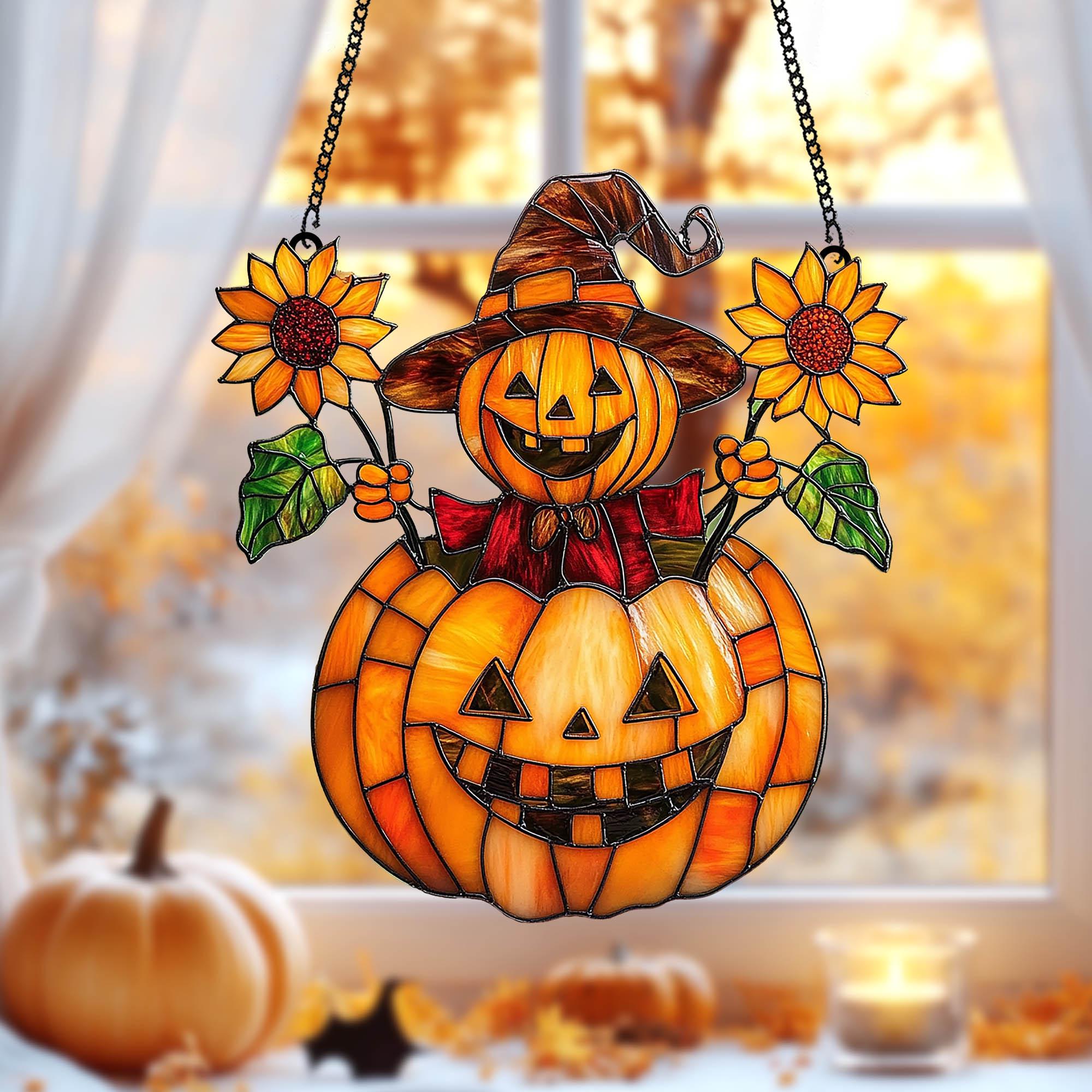 専用Halloween＊カボチャ&ピンクッション ブラウン フェイクリース