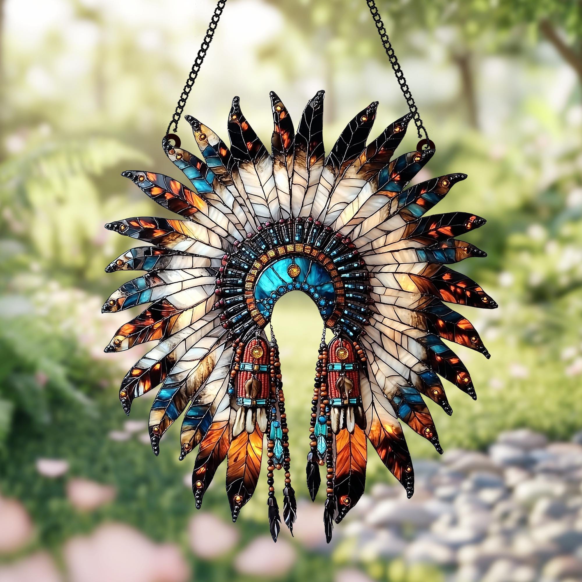 Beaded Headress  made in India by Western fashions Amazon.com: Weavish Beaded Hatband Native American Style  main image 3